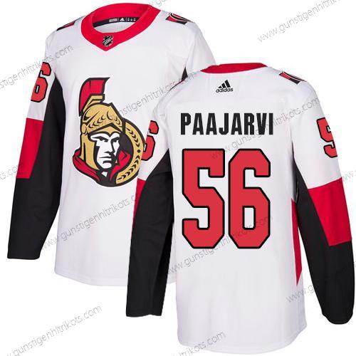 Adidas Herren Ottawa Senators #56 Magnus Paajarvi Authentisch Auswärtstrikots NHL Trikots – Weiß