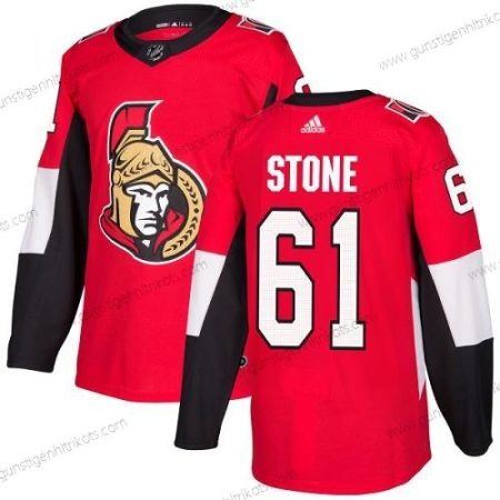 Adidas Herren Ottawa Senators #61 Mark Stone Heimtrikots Authentisch Strickerei NHL Trikots – Rot