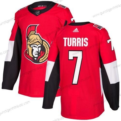 Adidas Herren Ottawa Senators #7 Kyle Turris Heimtrikots Authentisch Strickerei NHL Trikots – Rot