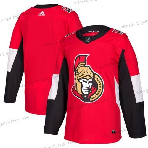 Adidas Herren Ottawa Senators Leer Heimtrikots Authentisch Strickerei NHL Trikots – Rot