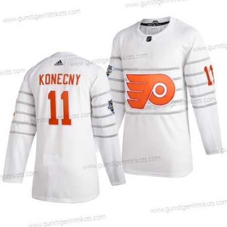 Adidas Herren Philadelphia Flyers #11 Travis Konecny 2020 NHL All-Star Game Trikots – Weiß