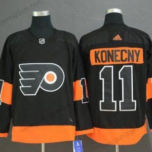 Adidas Herren Philadelphia Flyers #11 Travis Konecny ersatzweise Trikots – Schwarz