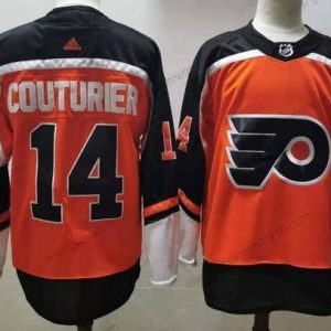 Adidas Herren Philadelphia Flyers #14 Sean Couturier 2020-21 Strickerei NHL Trikots – Orange