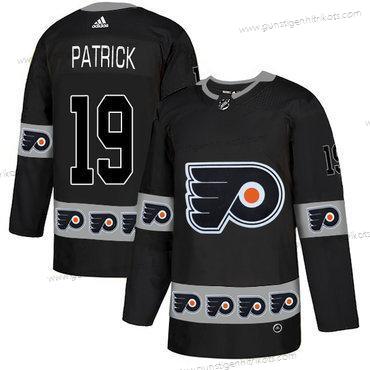 Adidas Herren Philadelphia Flyers #19 Nolan Patrick Team Logos Trikots – Schwarz