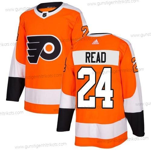 Adidas Herren Philadelphia Flyers #24 Matt Read Heimtrikots Authentisch Strickerei NHL Trikots – Orange