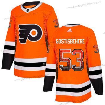 Adidas Herren Philadelphia Flyers #53 Shayne Gostisbehere Trikots – Orange