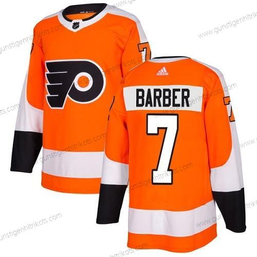 Adidas Herren Philadelphia Flyers #7 Bill Barber Heimtrikots Authentisch Strickerei NHL Trikots – Orange