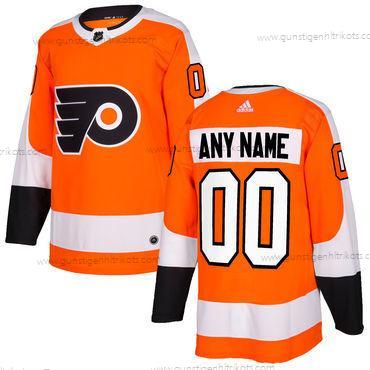 Adidas Herren Philadelphia Flyers Personalisiertes Heimtrikots Authentisch Strickerei NHL Trikots – Orange