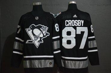 Adidas Herren Pittsburgh Penguins 87 Sidney Crosby 2019 NHL All-Star Game Trikots – Schwarz