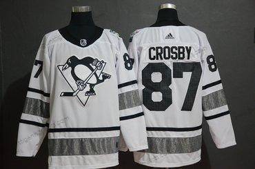 Adidas Herren Pittsburgh Penguins 87 Sidney Crosby 2019 NHL All-Star Game Trikots – Weiß