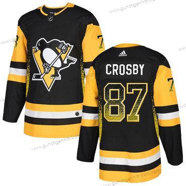 Adidas Herren Pittsburgh Penguins #87 Sidney Crosby Trikots – Schwarz