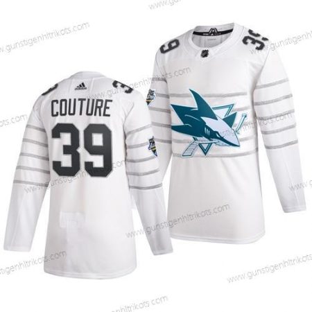 Adidas Herren San Jose Sharks #39 Logan Couture 2020 NHL All-Star Game Trikots – Weiß