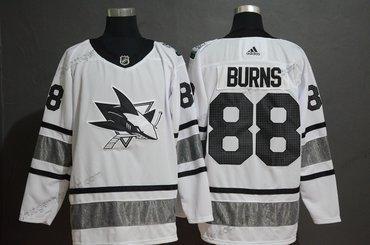 Adidas Herren San Jose Sharks 88 Brent Burns 2019 NHL All-Star Game Trikots – Weiß