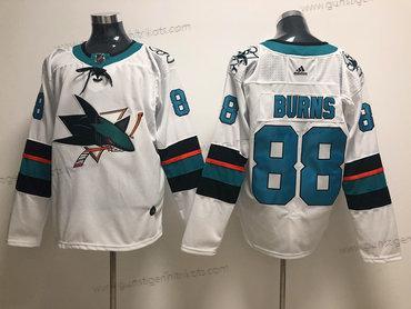 Adidas Herren San Jose Sharks #88 Brent Burns Trikots – Weiß