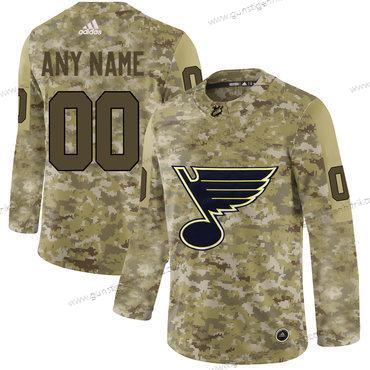 Adidas Herren St. Louis Blues Personalisiertes Trikots – Tarnfarbe