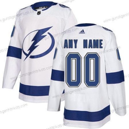 Adidas Herren Tampa Bay Lightning Personalisiertes NHL Authentisch Trikots – Weiß