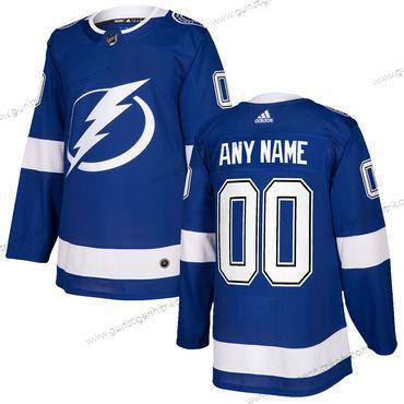 Adidas Herren Tampa Bay Lightning Personalisiertes Strickerei NHL 2017-2018 Hockey Trikots – Blau