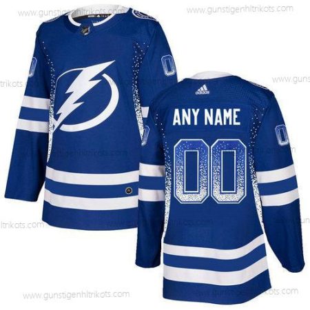 Adidas Herren Tampa Bay Lightning Personalisiertes Trikots – Blau