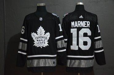 Adidas Herren Toronto Maple Leafs 16 Mitch Marner 2019 NHL All-Star Game Trikots – Schwarz