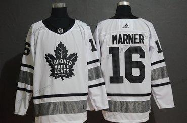 Adidas Herren Toronto Maple Leafs 16 Mitch Marner 2019 NHL All-Star Game Trikots – Weiß