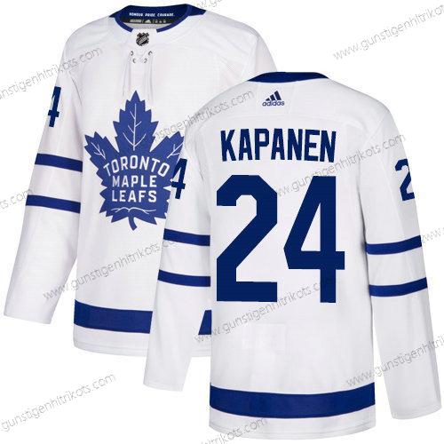 Adidas Herren Toronto Maple Leafs #24 Kasperi Kapanen Auswärtstrikots Authentisch Trikots – Weiß