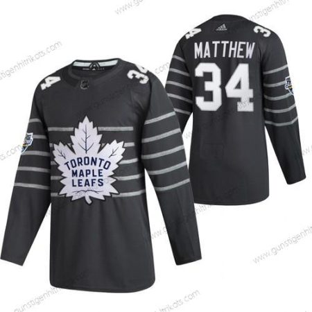 Adidas Herren Toronto Maple Leafs #34 Auston Matthews 2020 NHL All Star Game Trikots – Grau