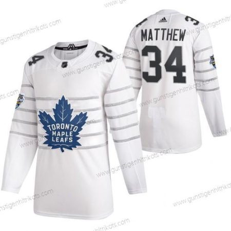 Adidas Herren Toronto Maple Leafs #34 Auston Matthews 2020 NHL All Star Game Trikots – Weiß