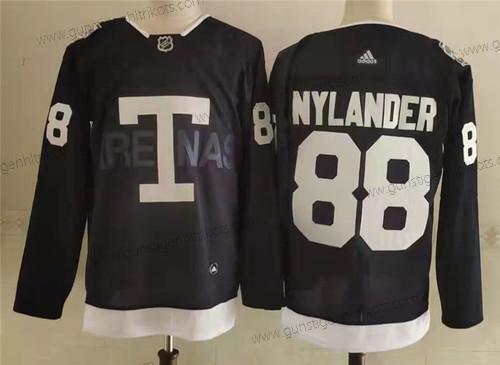 Adidas Herren Toronto Maple Leafs 88 William Nylander 2022 NHL Heritage Klassisch Trikots – Marineblau