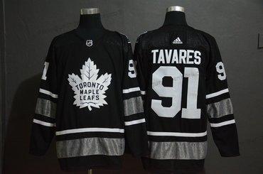 Adidas Herren Toronto Maple Leafs 91 John Tavares 2019 NHL All-Star Trikots – Schwarz