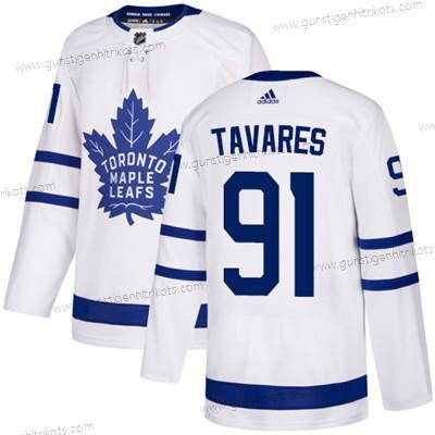 Adidas Herren Toronto Maple Leafs #91 John Tavares Trikots – Weiß