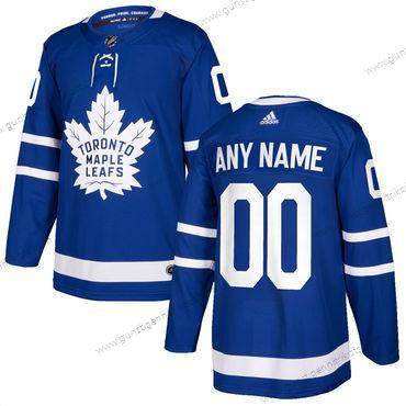 Adidas Herren Toronto Maple Leafs Personalisiertes Heimtrikots Authentisch Strickerei 2017-2018 NHL Trikots – Blau