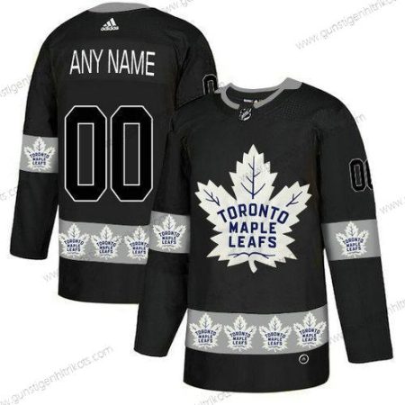 Adidas Herren Toronto Maple Leafs Personalisiertes Team Logos Trikots – Schwarz