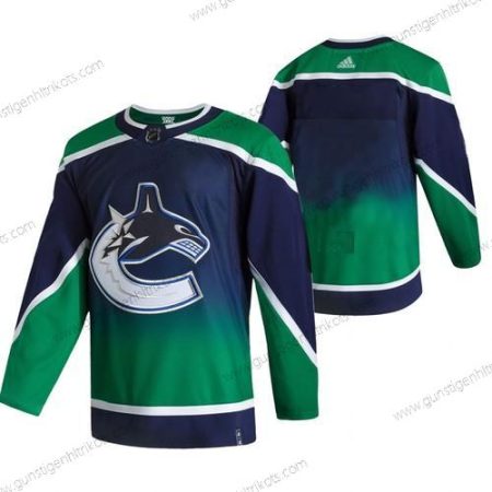 Adidas Herren Vancouver Canucks Leer 2020-21 Rückseite Retro ersatzweise NHL Trikots – Grün