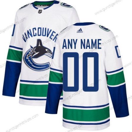 Adidas Herren Vancouver Canucks Personalisiertes NHL Authentisch Trikots – Weiß