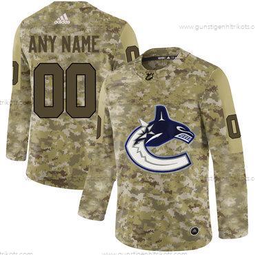 Adidas Herren Vancouver Canucks Personalisiertes Trikots – Tarnfarbe