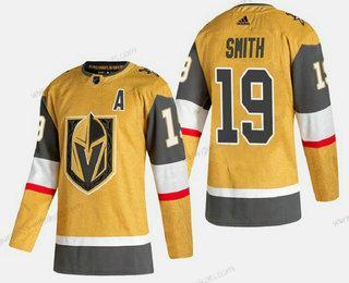 Adidas Herren Vegas Golden Knights #19 Reilly Smith 2020-21 ersatzweise Strickerei Trikots – Gold