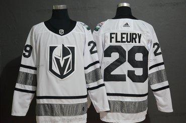 Adidas Herren Vegas Golden Knights 29 Marc-Andre Fleury 2019 NHL All-Star Game Trikots – Weiß