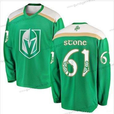 Adidas Herren Vegas Golden Knights #61 Mark Stone 2019 St. Patrick’S Day Trikots – Grün