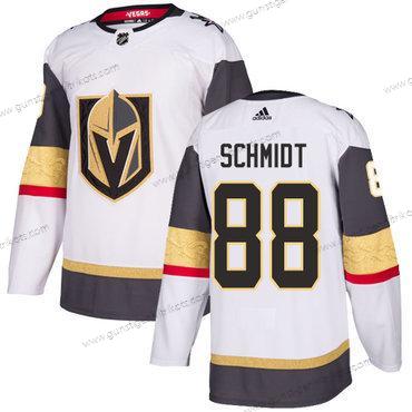 Adidas Herren Vegas Golden Knights #88 Nate Schmidt Road Authentisch Strickerei NHL Trikots – Weiß