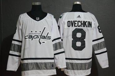 Adidas Herren Washington Capitales 8 Alexander Ovechkin 2019 NHL All-Star Game Trikots – Weiß