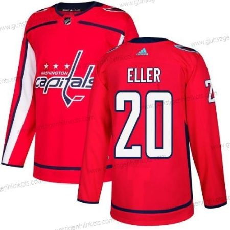 Adidas Herren Washington Capitals #20 Lars Eller Heimtrikots Authentisch Strickerei NHL Trikots – Rot