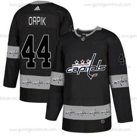 Adidas Herren Washington Capitals #44 Brooks Orpik Team Logos Trikots – Schwarz