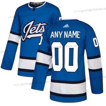 Adidas Herren Winnipeg Jets Personalisiertes ersatzweise Authentisch Trikots – Blau