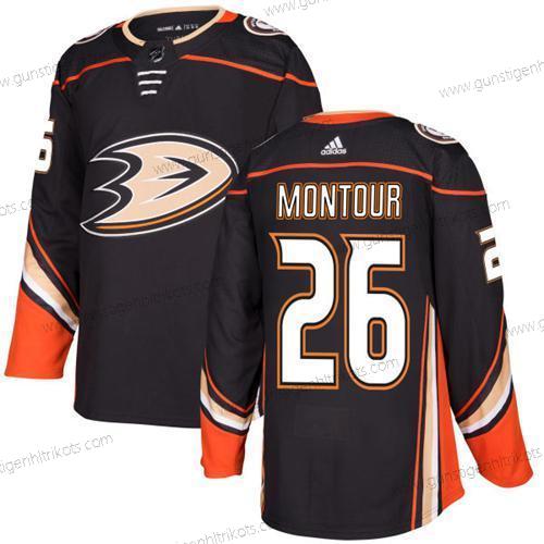 Adidas Jugend Anaheim Ducks #26 Brandon Montour Heimtrikots Authentisch Strickerei NHL Trikots – Schwarz