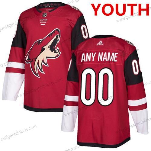 Adidas Jugend Arizona Coyotes Personalisiertes Authentisch Heimtrikots NHL Trikots – Rot