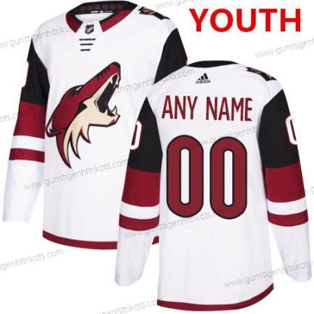 Adidas Jugend Arizona Coyotes Personalisiertes Authentisch NHL Trikots – Weiß