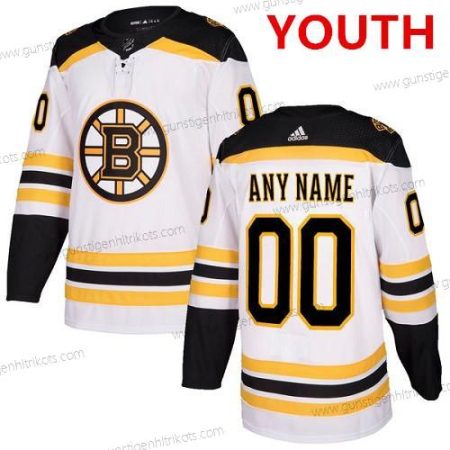 Adidas Jugend Boston Bruins Personalisiertes Authentisch NHL Trikots – Weiß