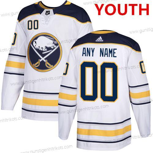 Adidas Jugend Buffalo Sabres Personalisiertes Authentisch Trikots – Weiß