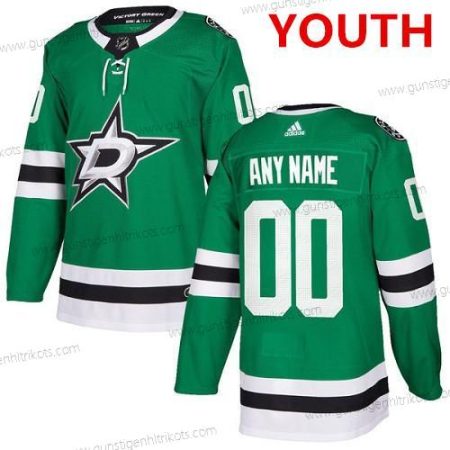 Adidas Jugend Dallas Stars Personalisiertes Authentisch Heimtrikots NHL Trikots – Grün