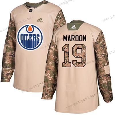 Adidas Jugend Edmonton Oilers #19 Patrick Maroon Authentisch 2017 Veterans Day Strickerei NHL Trikots – Tarnfarbe